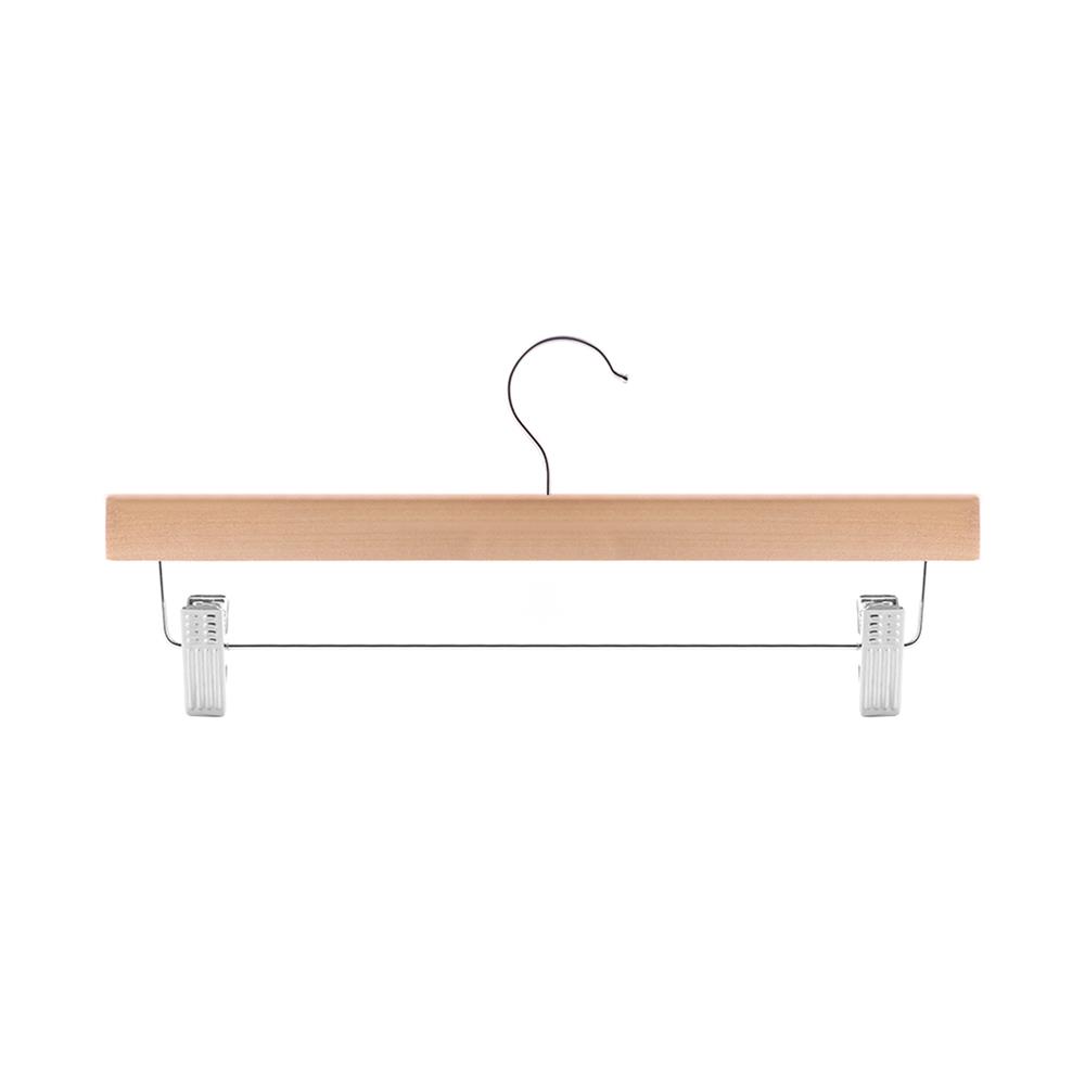 ไม้แขวนมีหนีบไม้ทรงตรงWHS-36026 (1x1) HL