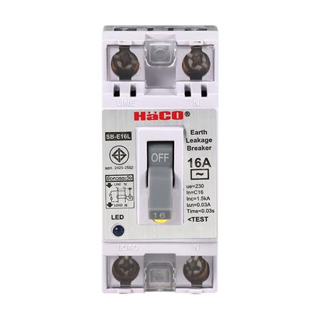 เซฟตี้เบรกเกอร์กันไฟดูด 16 แอมป์ HACO SB-E16L_0