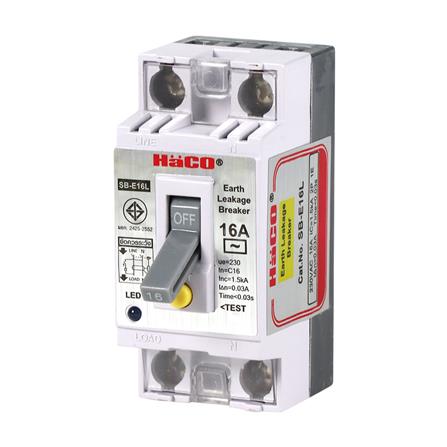เซฟตี้เบรกเกอร์กันไฟดูด 16 แอมป์ HACO SB-E16L_1