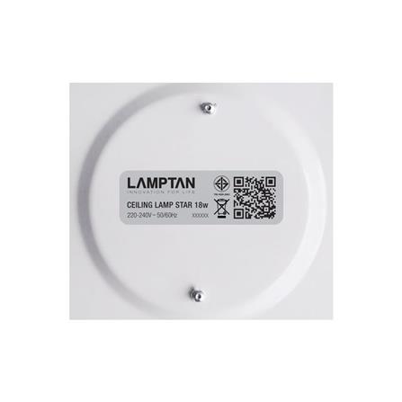 ไฟเพดาน LED LAMPTAN STAR 12 นิ้ว 18 วัตต์ DAYLIGHT สีขาว_3