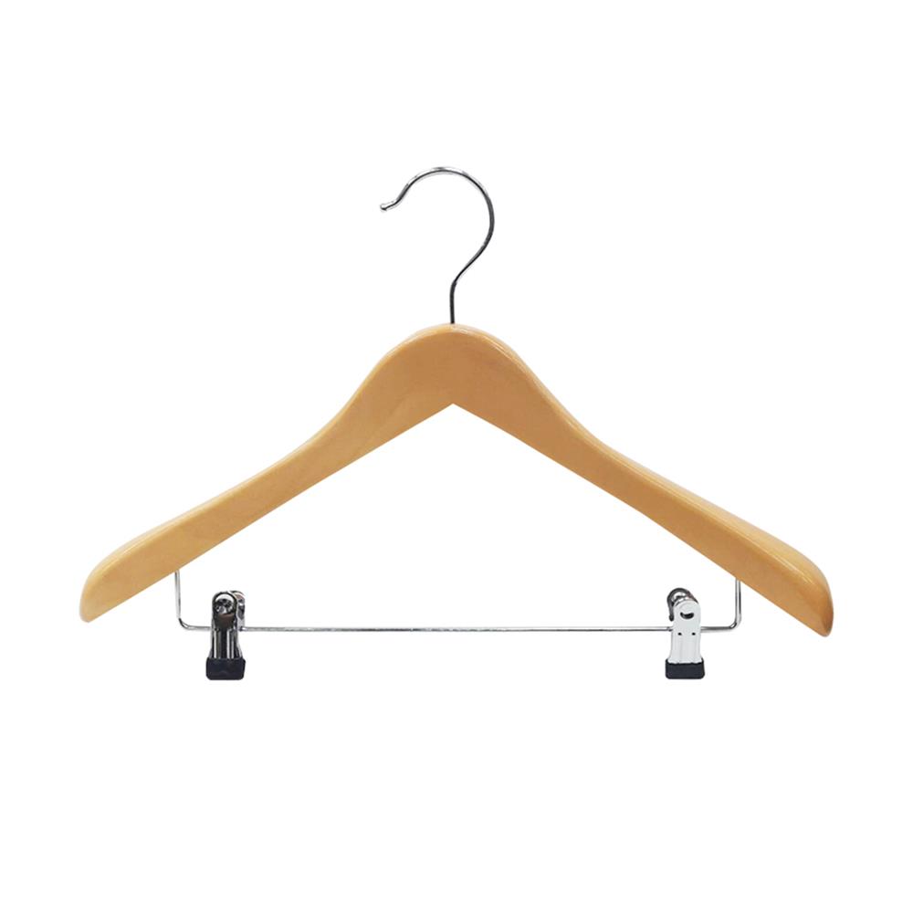 ไม้แขวนเสื้อสูทไม้มีหนีบWHS29026(1x1) HL