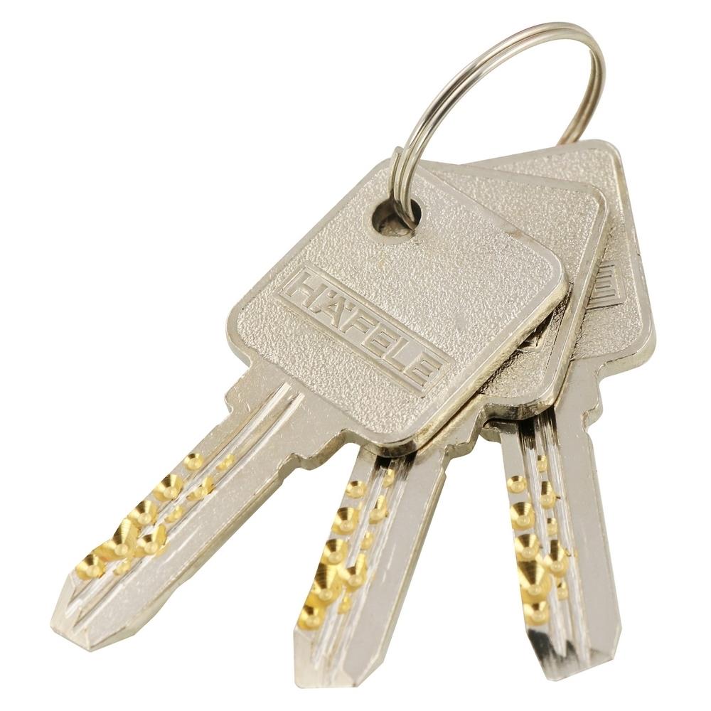 ชุดไส้กุญแจ MORTISE ทั่วไป 2ด้าน HAFELE 499.65.210 สีสเตนเลส