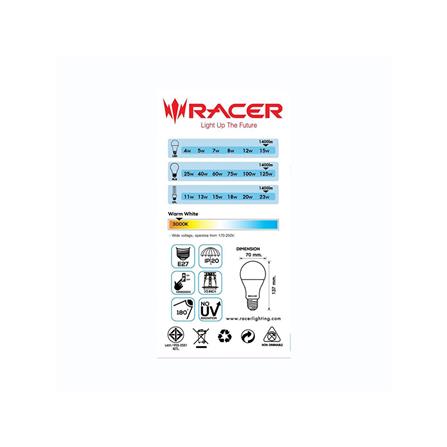 หลอด LED RACER A70 KATIE WARM WHITE 15 วัตต์ E27_3