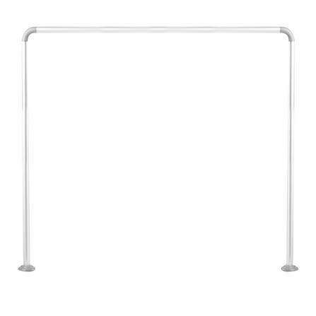 ราวม่านอะลูมิเนียม MOYA HM8534 สีโครเมียม