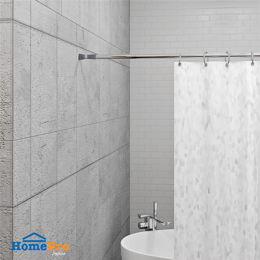 ราวม่านสเตนเลส201 MOYA HM8323 140-260 ซม. สีโครเมียม