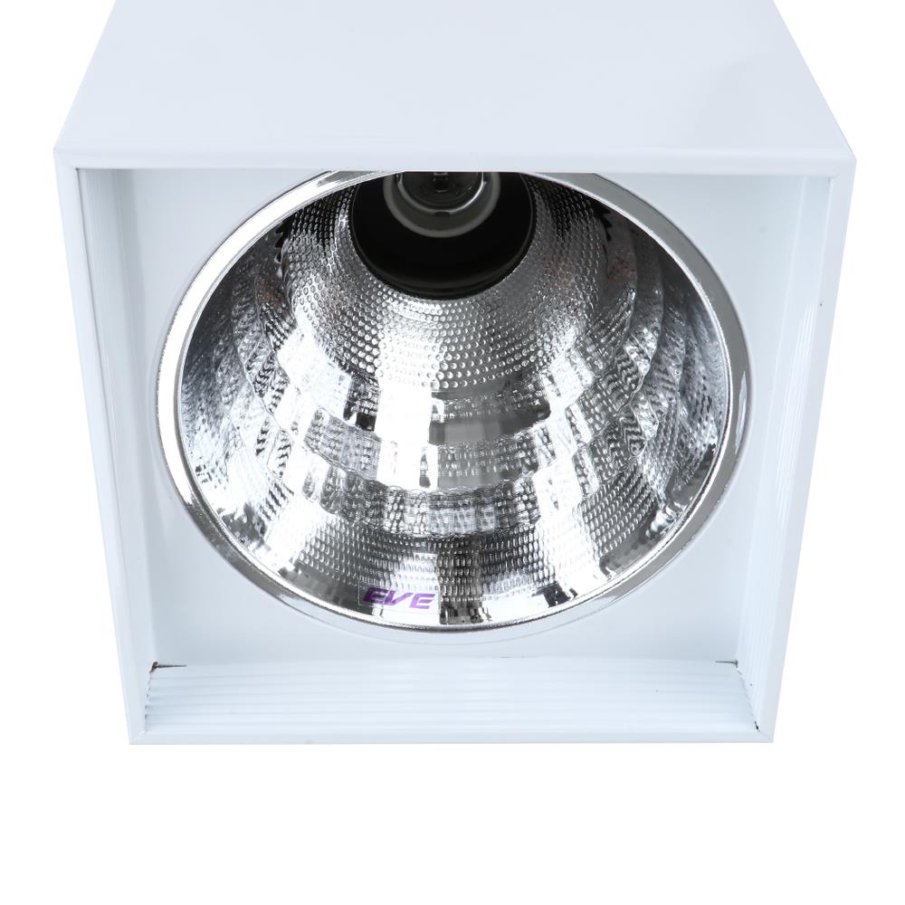 ดาวน์ไลท์ EVE 552470 อะลูมิเนียม สีขาว 6" เหลี่ยม