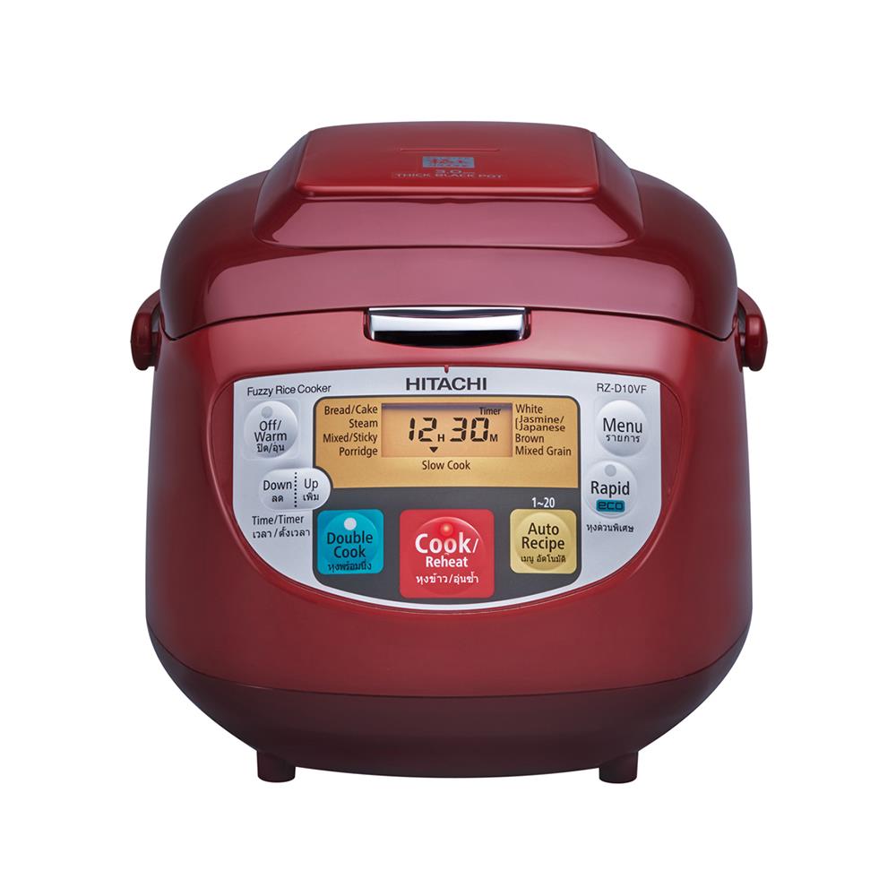หม้อหุงข้าว DIGITAL HITACHI RZ-D10VF 1 ลิตร สีแดง