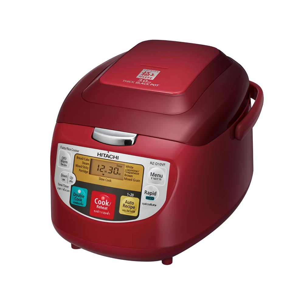 หม้อหุงข้าว DIGITAL HITACHI RZ-D10VF 1 ลิตร สีแดง