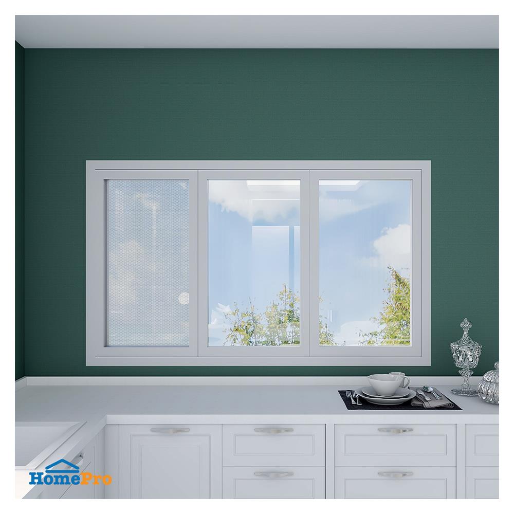 หน้าต่าง UPVC บานเลื่อน S-F-S มุ้ง AZLE 180x110 ซม. สีขาว