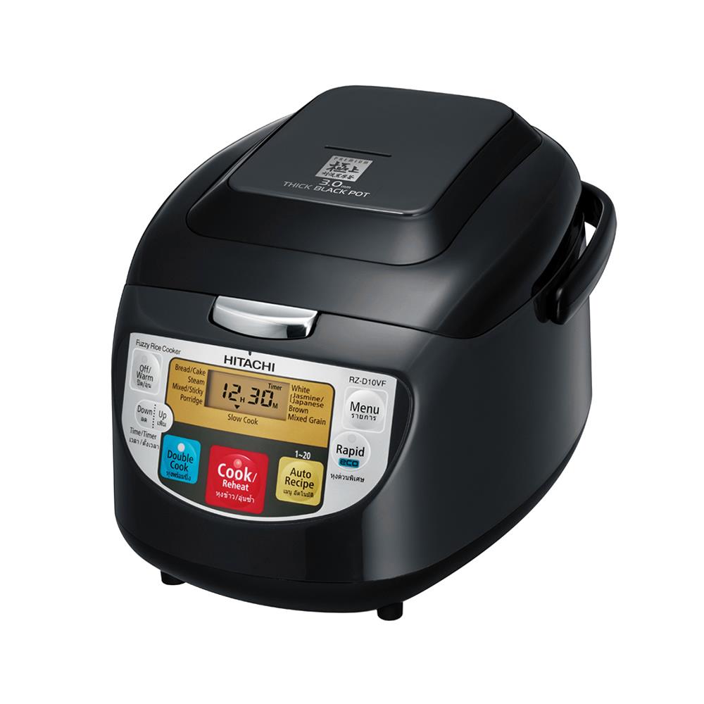 หม้อหุงข้าว DIGITAL HITACHI RZ-D10VF 1 ลิตร สีดำ