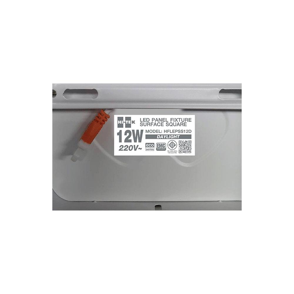 ดาวน์ไลท์ LED HI-TEK HFLEPSS12D 6 นิ้ว 12 วัตต์ DAYLIGHT สีขาว