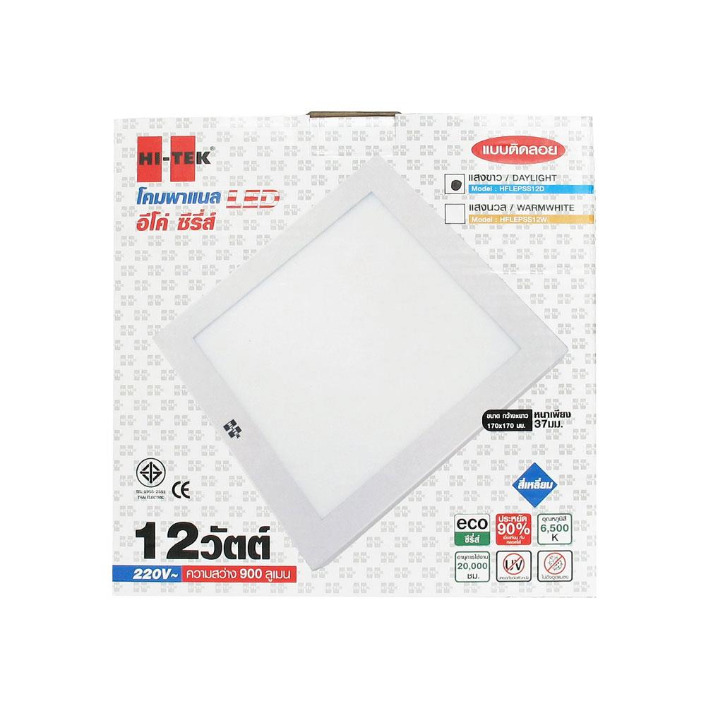 ดาวน์ไลท์ LED HI-TEK HFLEPSS12D 6 นิ้ว 12 วัตต์ DAYLIGHT สีขาว
