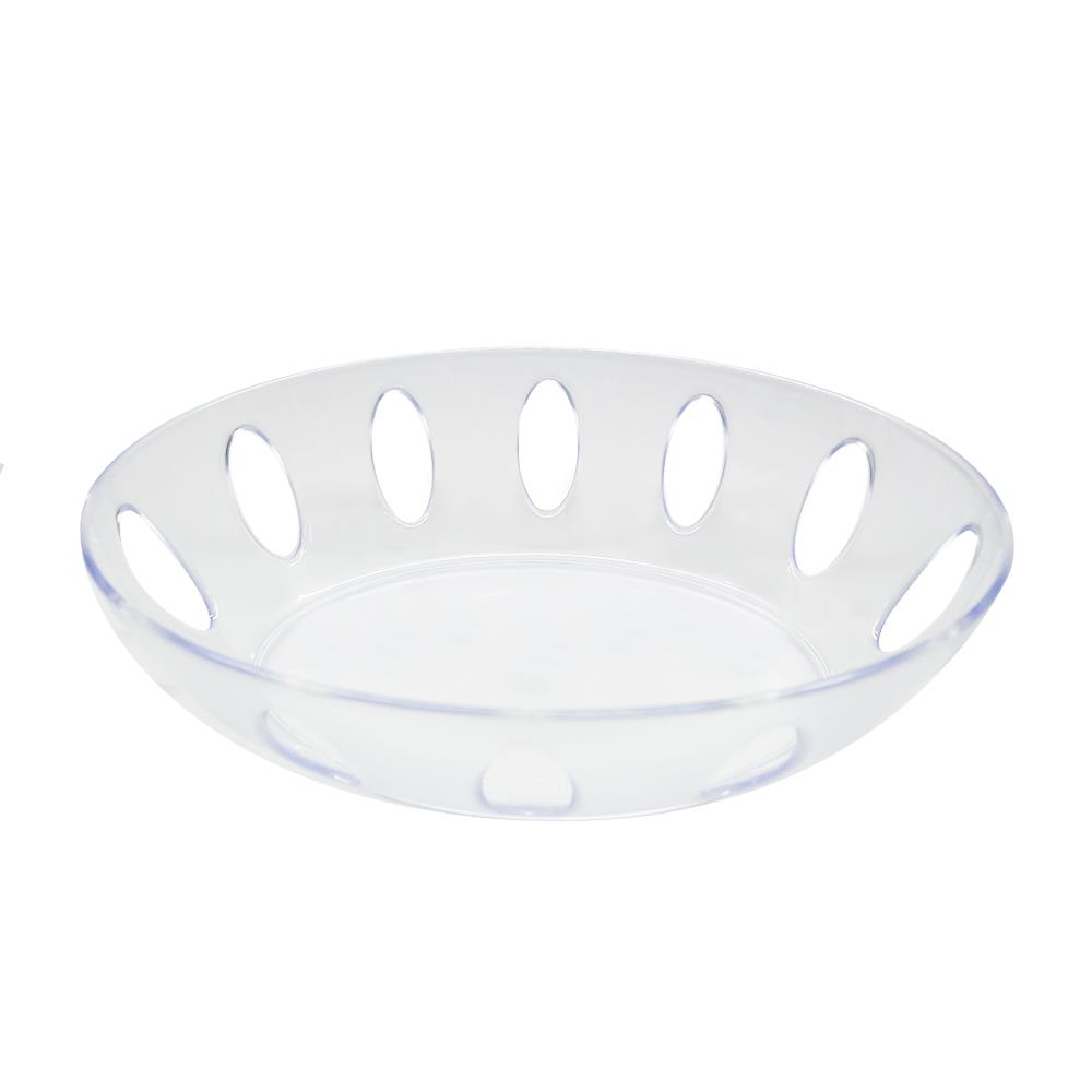 ตะแกรงใส่ของทรงรี เรืองวา 8110TTN สีใส