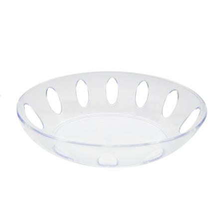 ตะแกรงใส่ของทรงรี เรืองวา 8110TTN สีใส_0