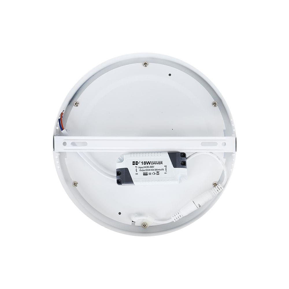 ดาวน์ไลท์ LED HI-TEK ECO HFLEPS018W ROUND 8 นิ้ว 18 วัตต์ WARM WHITE สีขาว