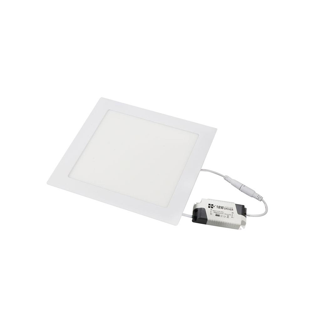 ดาวน์ไลท์ LED HI-TEK ECO HFLEPSR18W SQUARE 8 นิ้ว 18 วัตต์ WARM WHITE สีขาว