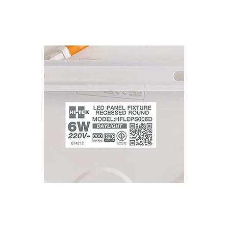 ดาวน์ไลท์ LED HI-TEK HFLEPS006D 4 นิ้ว 6 วัตต์ DAYLIGHT สีขาว_3