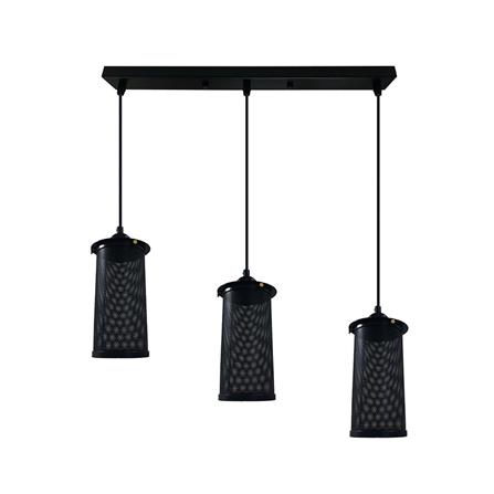 ไฟช่อ EVL HG-0015/3 สีดำ 3 หัว_0