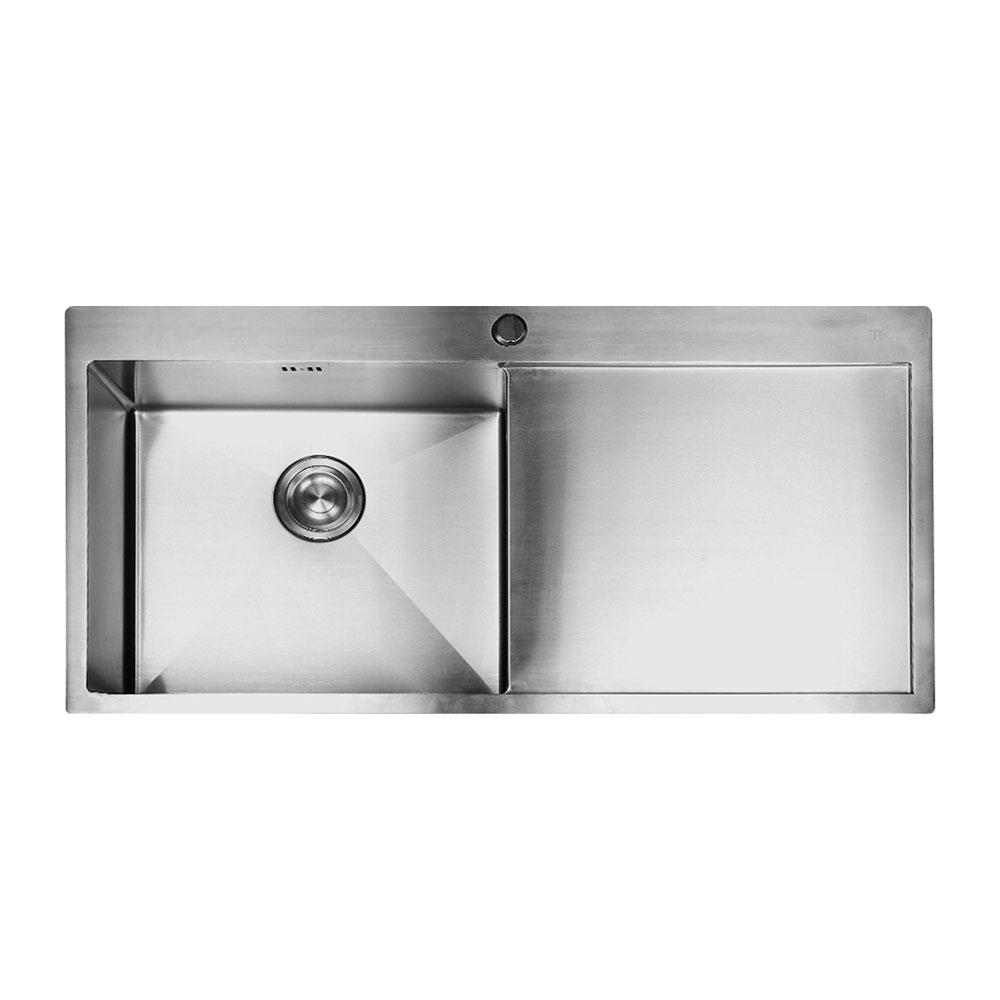 ซิงค์ฝังสแควร์ 1 หลุม 1 ที่พัก TECNOPLUS 1092 UD สเตนเลส