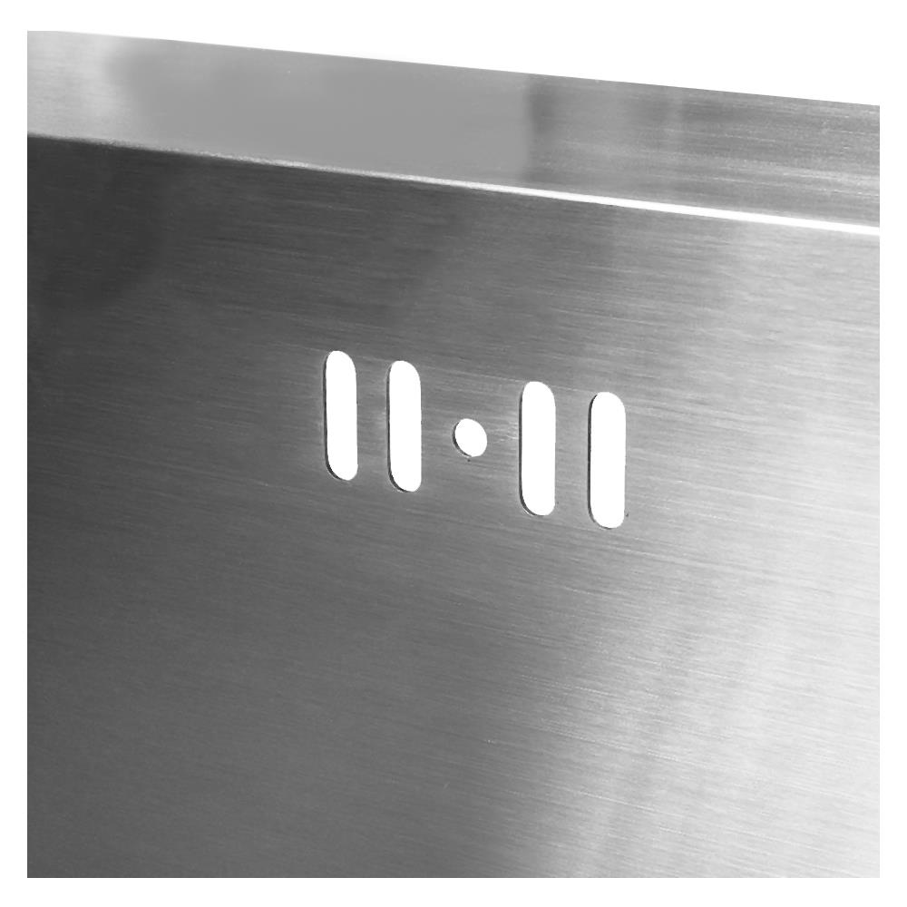 ซิงค์ฝังสแควร์ 1 หลุม 1 ที่พัก TECNOPLUS 1092 UD สเตนเลส