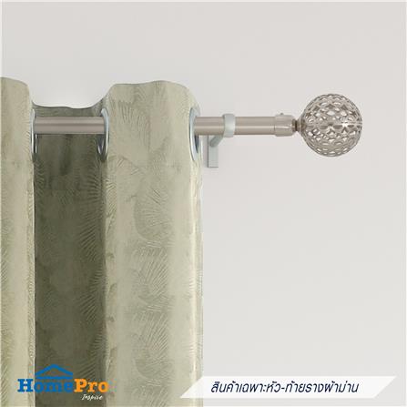 หัว-ท้ายรางผ้าม่าน HOME LIVING STYLE LOREN 19 มม. สีเงิน_3