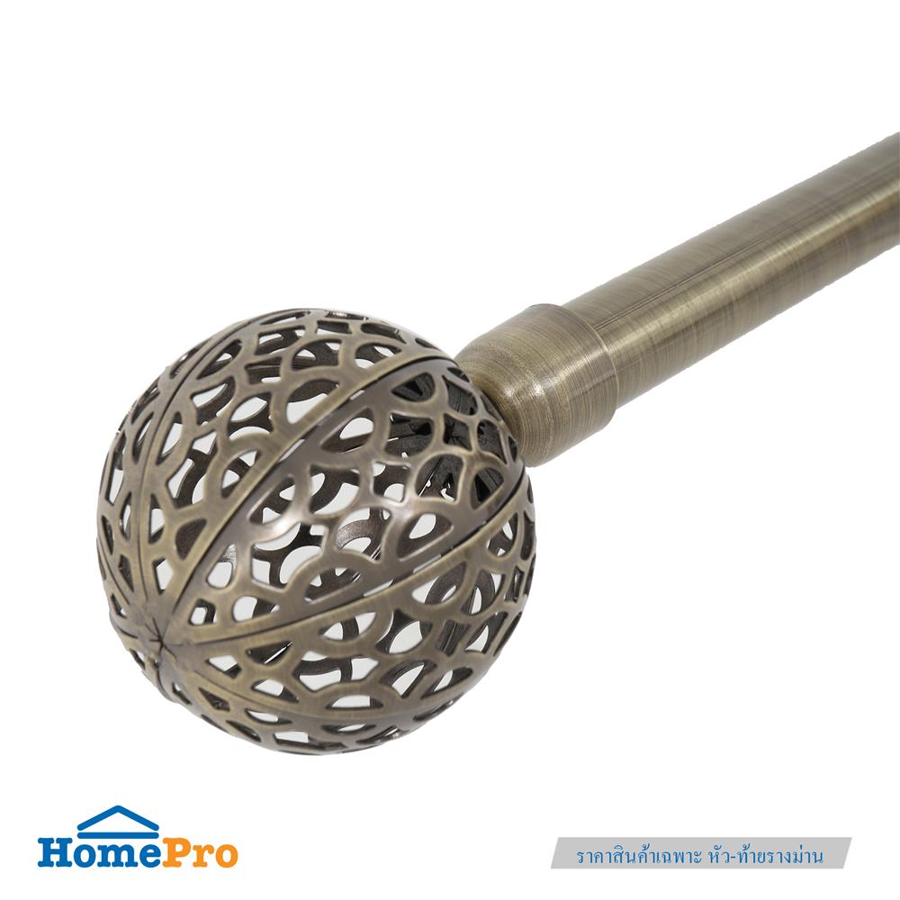 หัว-ท้ายรางผ้าม่าน HOME LIVING STYLE LOREN 19 มม. สีทอง