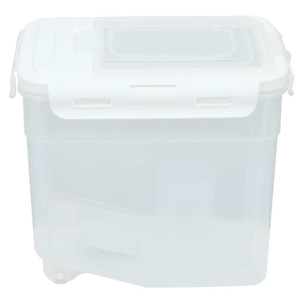 ถังข้าวสารพลาสติก 5 กก.+ ถ้วยตวง JCJ 1398