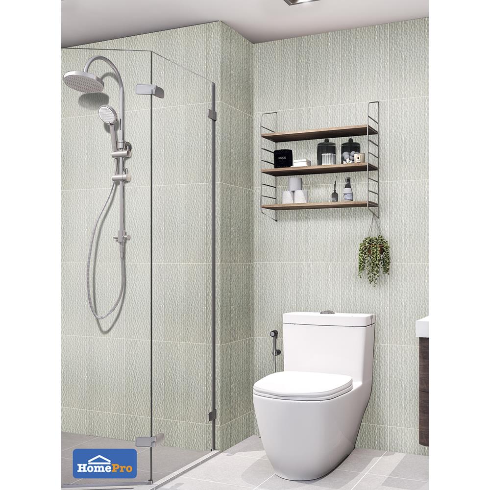 กระเบื้องผนัง 10x16 นิ้ว COTTO วอลโด กลอส ขาว PM 1 ตร.ม.