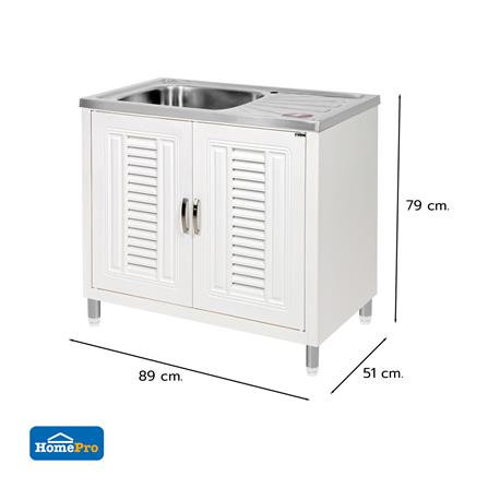 ตู้ตั้งพื้น CABIN G3 สีครีม_7