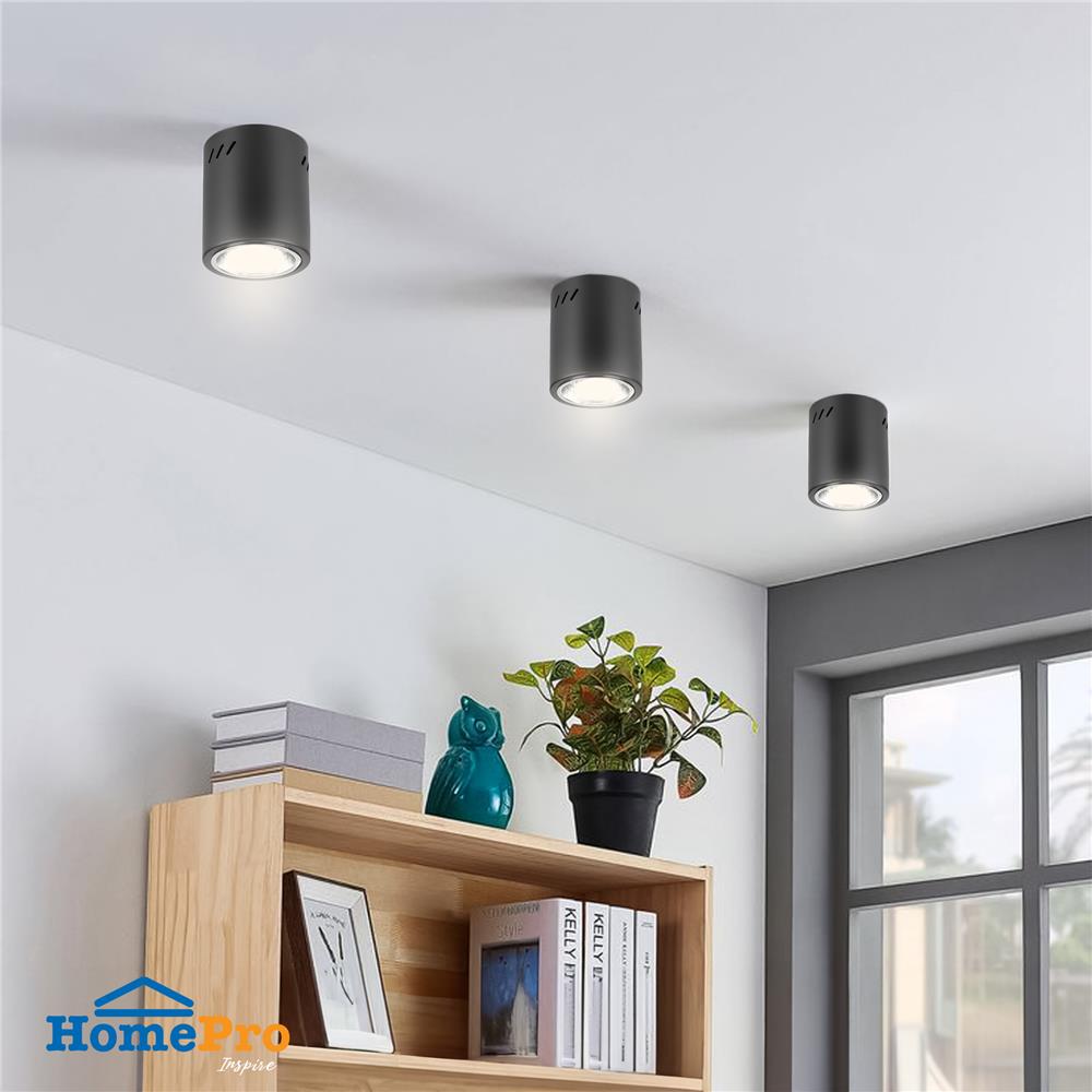 ดาวน์ไลท์ CARINI CS16-4 5 นิ้ว สีดำ กลม