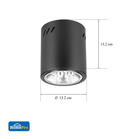 ดาวน์ไลท์ CARINI CS16-4 5 นิ้ว สีดำ กลม_5
