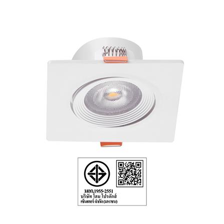 ดาวน์ไลท์ LED CARINI LCS4730S 3 นิ้ว 5 วัตต์ WARM WHITE สีขาว_5