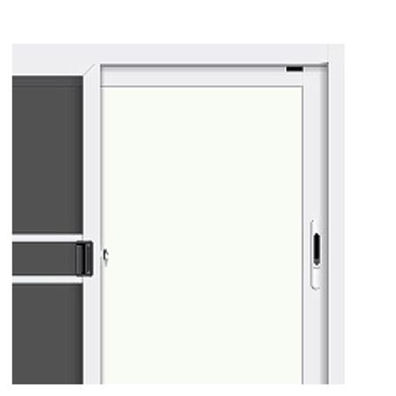 หน้าต่างบานเลื่อน อะลูมิเนียม S-S มุ้ง LYNN GRAND PANO 180X150 ซม. สีขาว_1