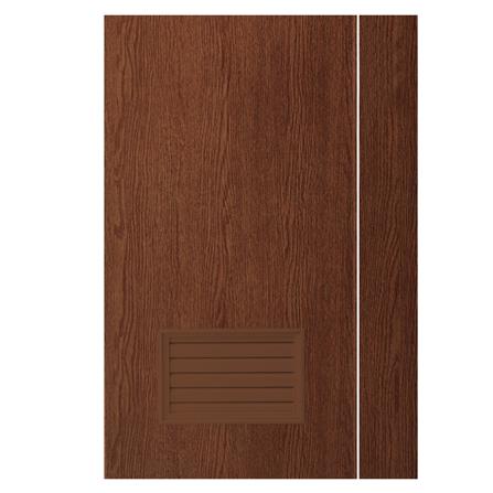 ประตูห้องน้ำ PVC AZLE P3 70X200 ซม. สีไม้สัก_2