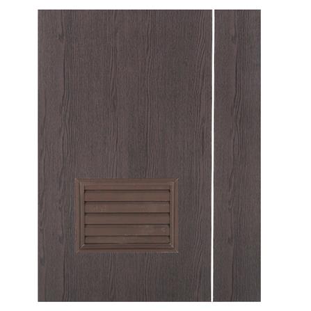 ประตูห้องน้ำ PVC AZLE GROOVE P3 เกล็ดล่าง 70X200 ซม. สีโอ๊ค_2