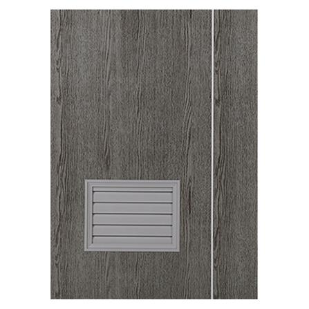 ประตูห้องน้ำ PVC AZLE GROOVE P3 เกล็ดล่าง 70X200 ซม. สีเทา_2