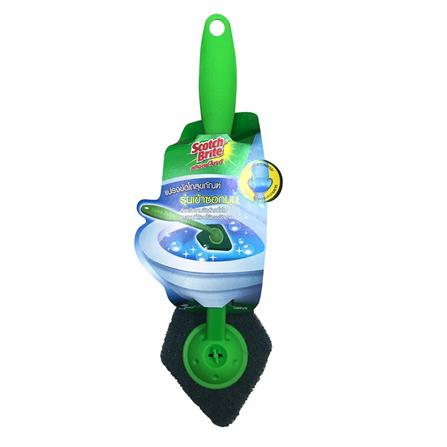 แปรงใยขัดล้างสุขภัณฑ์หัวจรวดเข้าซอก SCOTH-BRITE สีเขียว