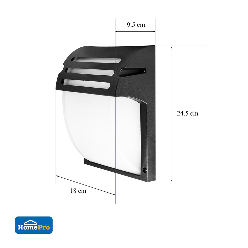 ไฟผนังภายนอก CARINI XG9483 สีดำ