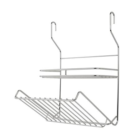 ชั้นแขวนสเตนเลส 2ชั้นเอียงวางขวดKECH_0