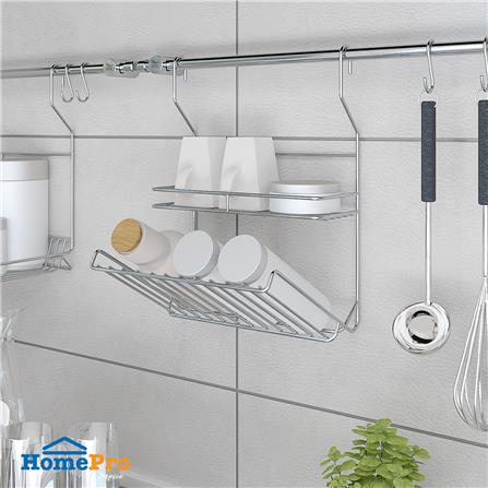 ชั้นแขวนสเตนเลส 2ชั้นเอียงวางขวดKECH_3