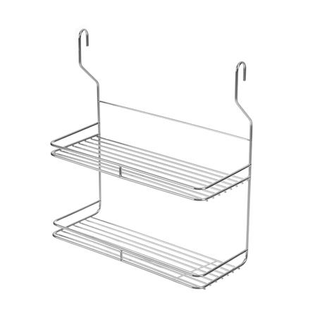 ชั้นแขวนสเตนเลส 2 ชั้นวางแก้ว KECH HWS-B05