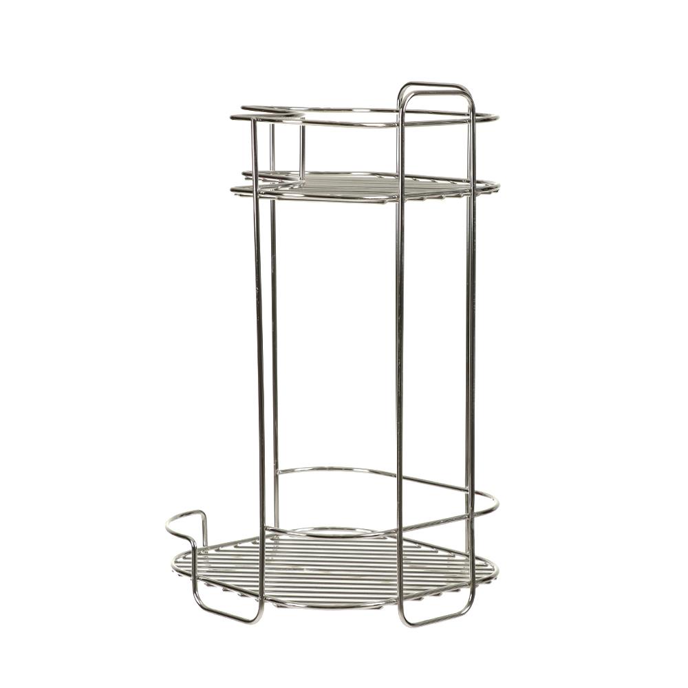 ชั้นเข้ามุมสเตนเลส2ชั้นKECH#HWS147-A