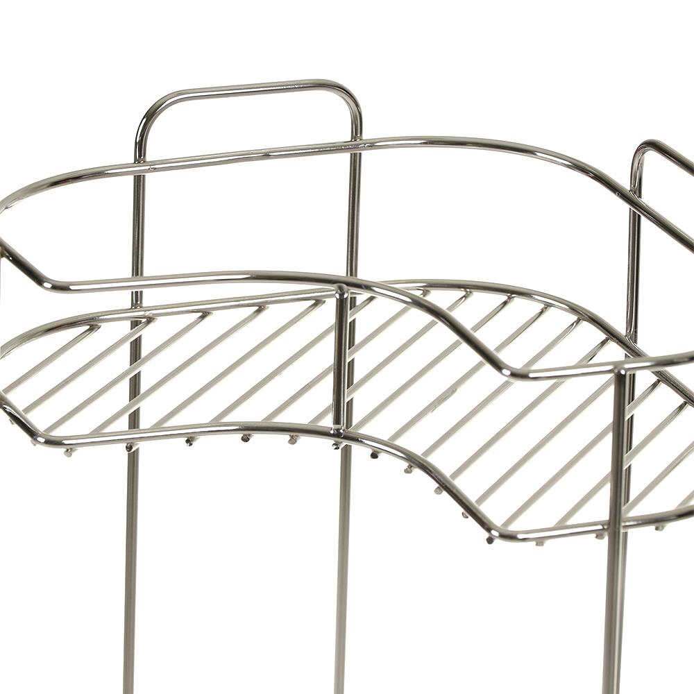 ชั้นเข้ามุมสเตนเลส2ชั้นKECH#HWS147-A