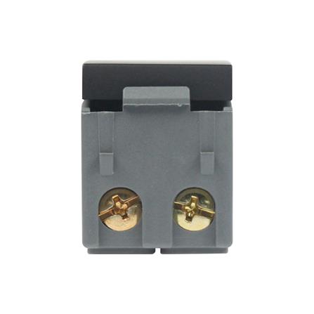 สวิตช์ 2 ทาง HACO TJ-W2711A-2-SBL ขนาด 1 ช่อง สีแม็ทดาร์ค_1