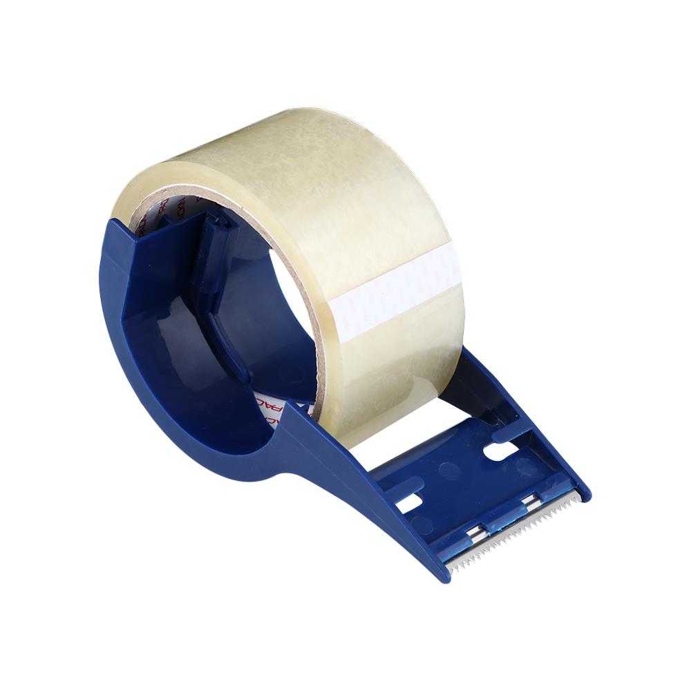 ตัวตัดและเทปกาวปิดกล่อง PACK IN 2 นิ้ว สีใส