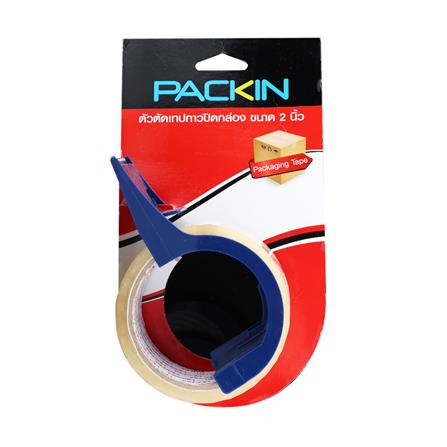 ตัวตัดและเทปกาวปิดกล่อง PACK IN 2 นิ้ว สีใส_1