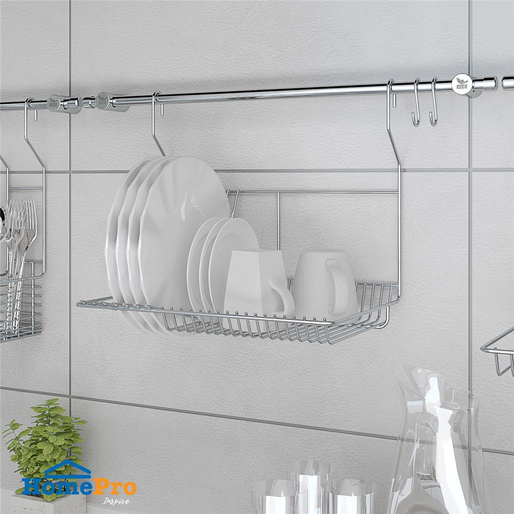 ชั้นแขวนสเตนเลส 1 ชั้น KECH HWS-B02