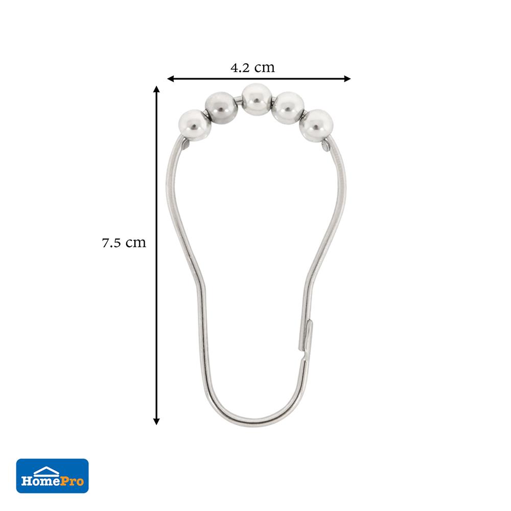 ห่วงม่าน MOYA SH0013E สีโครม