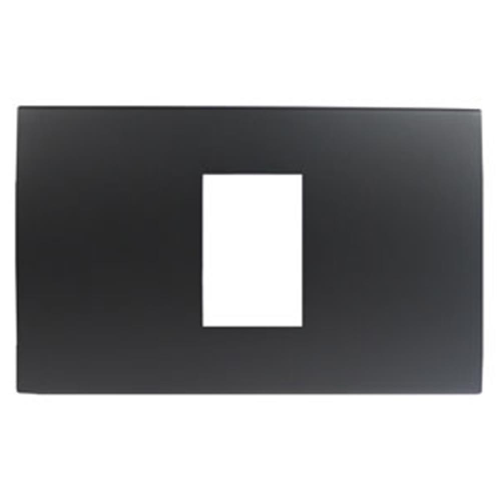 หน้ากาก 1 ช่อง HACO TJ-W1111-SBL สีแม็ทดาร์ค