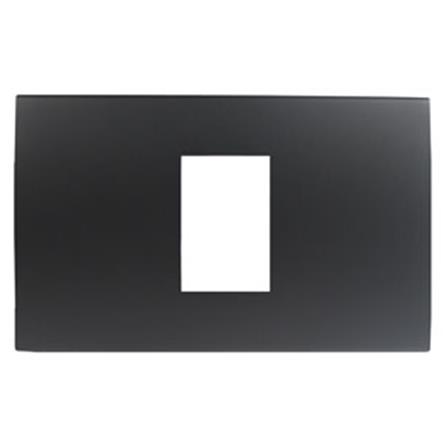 หน้ากาก 1 ช่อง HACO TJ-W1111-SBL สีแม็ทดาร์ค